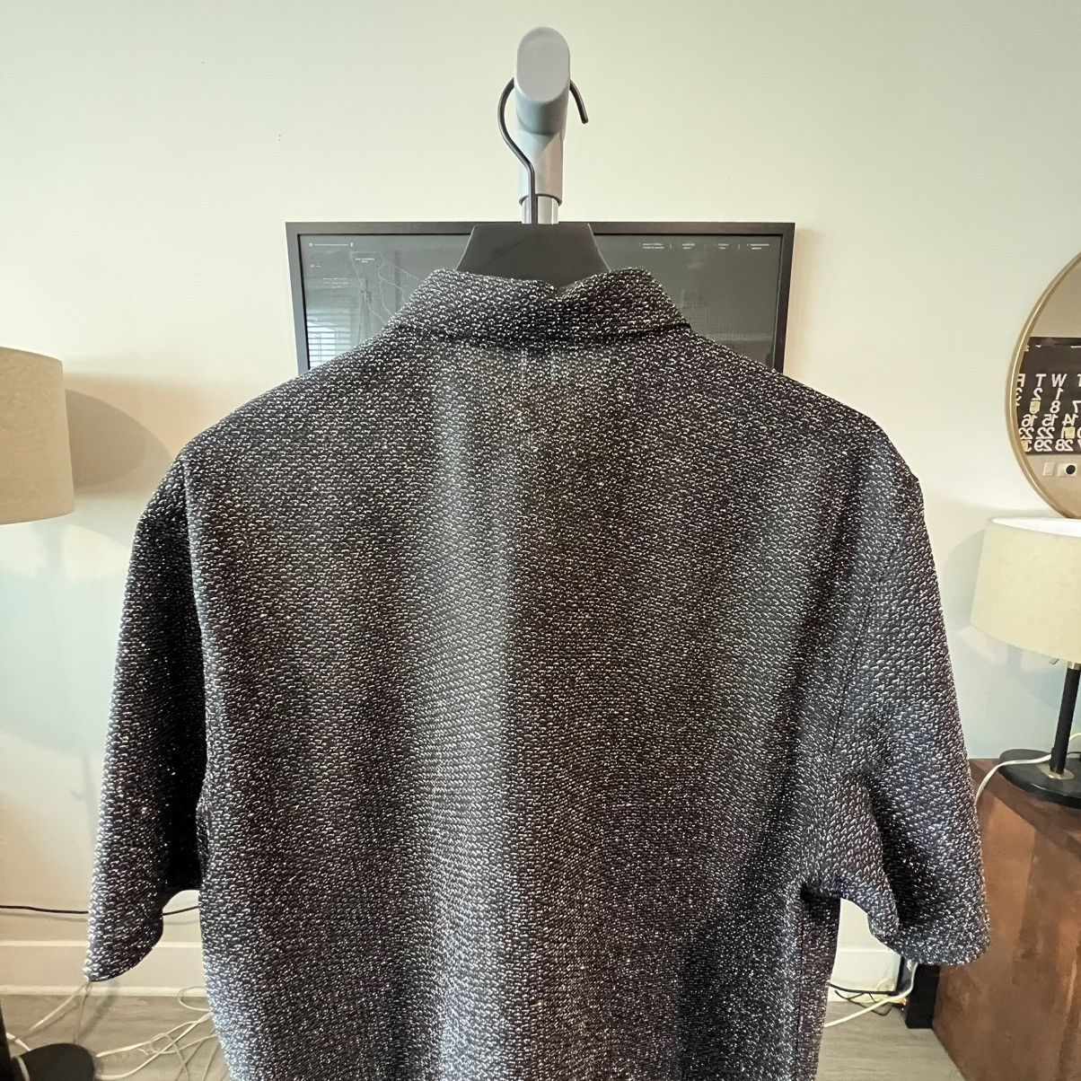 Supreme Short Sleeve Lurex Shirt (Fall/Winter 2022) - Black Size US L / EU 52-54 / 3 - 6 Thumbnail