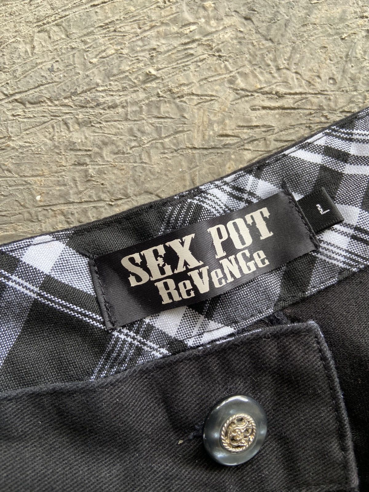 KMRii 2000s Sexpot Revenge - Vkei Style Ripped Flared Pants Size US 31 - 7 Thumbnail