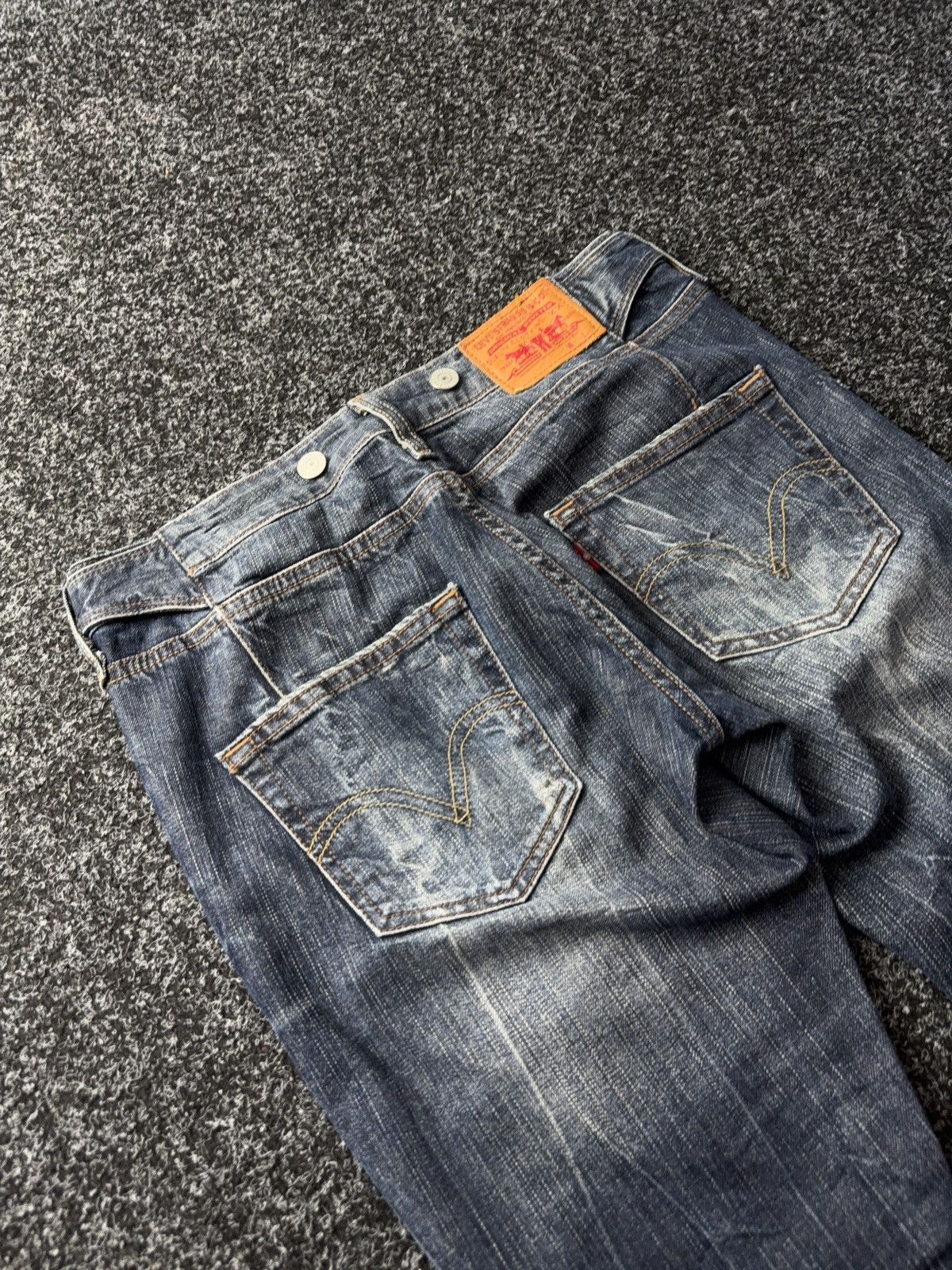 Levi's Vintage 00s Avant Grade Levi’s Retro Western Y2K denim pants Size 29" - 10 Thumbnail