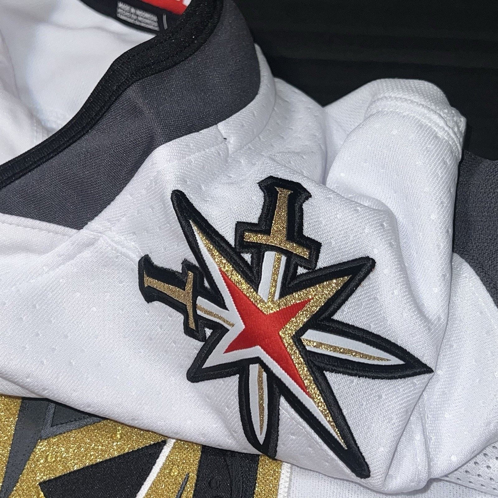 Adidas Adidas Men's 52 NHL Las Vegas Golden Knights Jersey CR4366 Size US XL / EU 56 / 4 - 4 Thumbnail