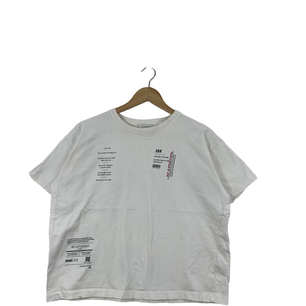 Other PAGEBOY 934680 Design Logo Tee Shirt Top High Casual Size US L / EU 52-54 / 3 - 4 Thumbnail