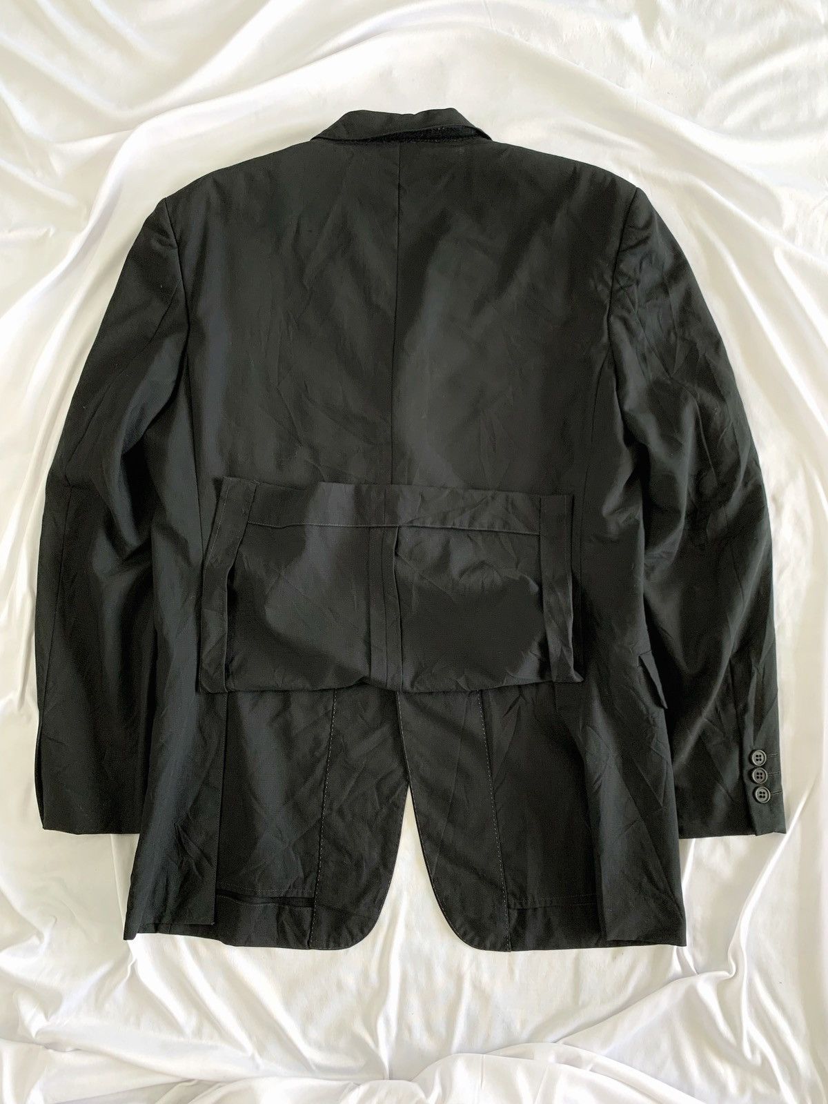 Yohji Yamamoto 80s yohji yamamoto durban blazers distress Size 36R - 8 Thumbnail