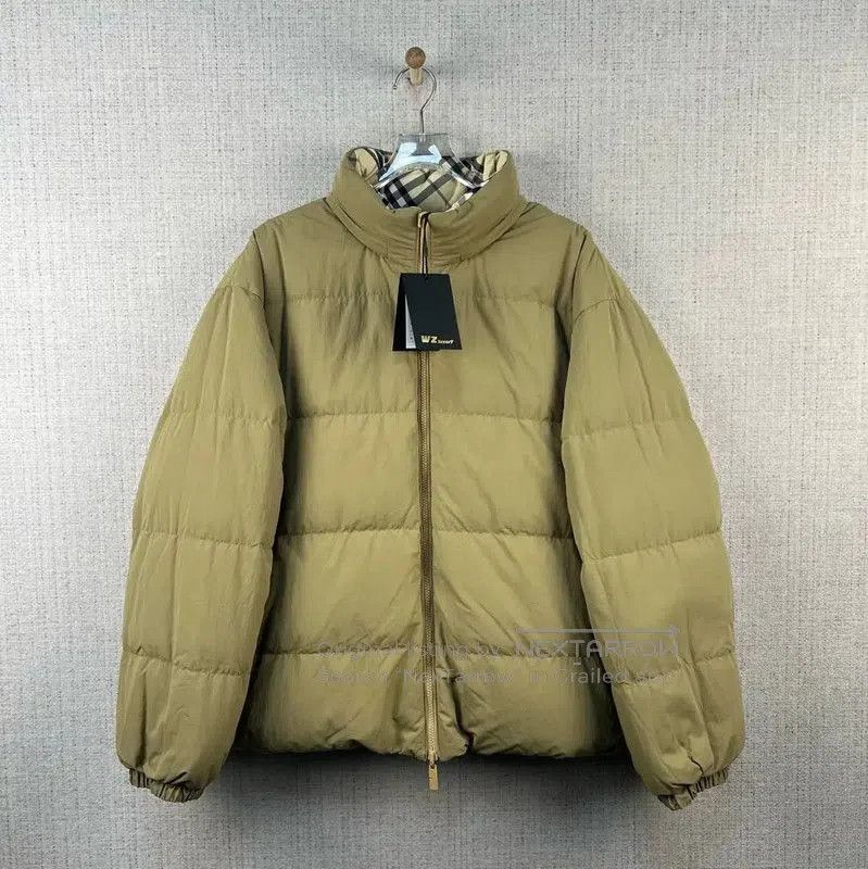 Burberry Burberry Yellow Cotton Check Puffer Jacket. Size US XXL / EU 58 / 5 - 3 Thumbnail