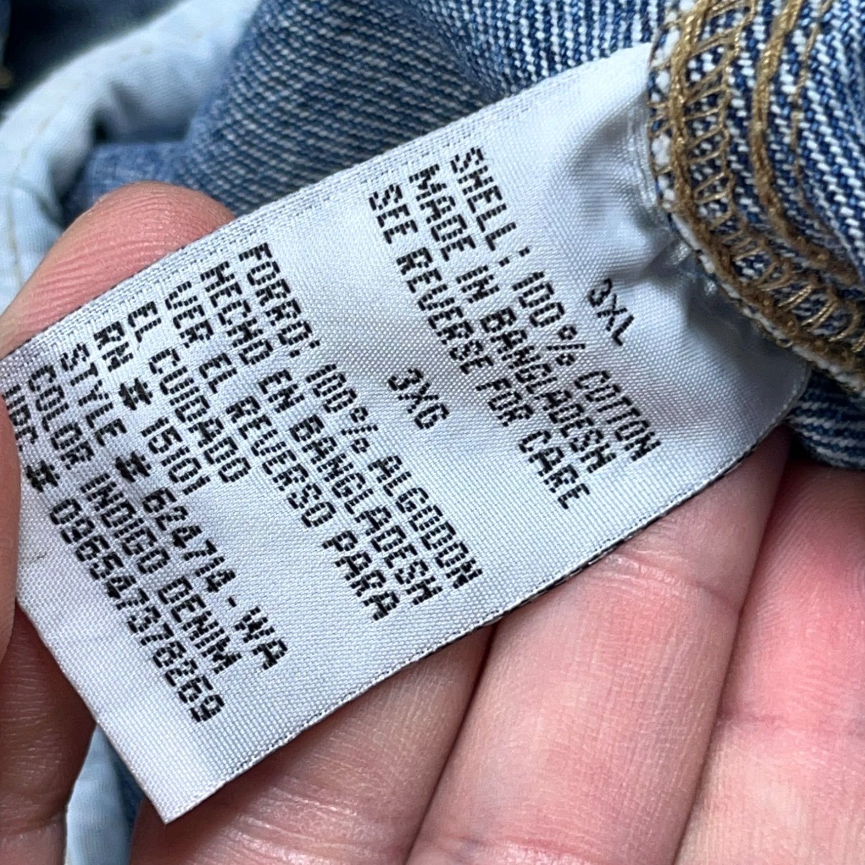 Wrangler VINTAGE Wrangler Hero Denim Jacket Men 3XL Blue Jean Trucker Med Wash 90s Y2K Wrangler Jacket Men 3XL Blue Denim Trucker 90s USA Classic Vintage Size US 39 - 6 Thumbnail