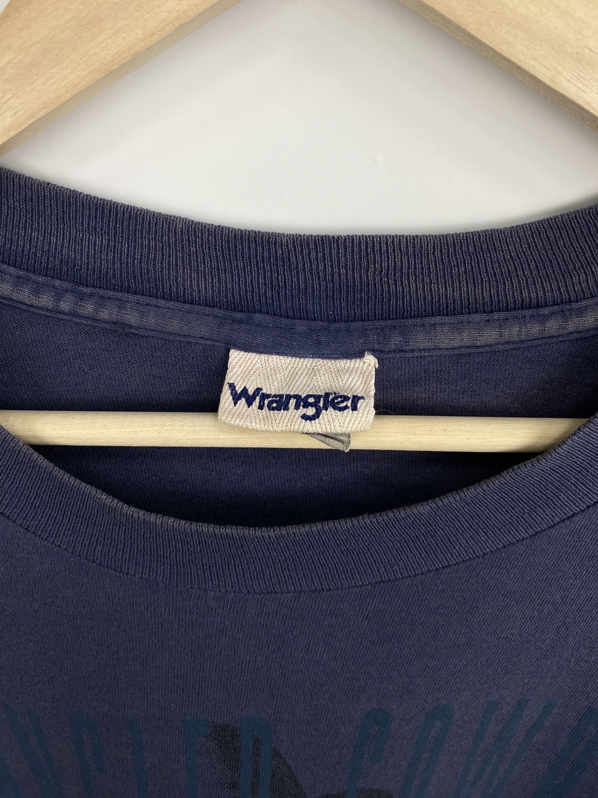 Wrangler 🇺🇸 Vintage 1992 Wrangler Cowboy Western T-Shirt Made in USA Size US XL / EU 56 / 4 - 6 Thumbnail