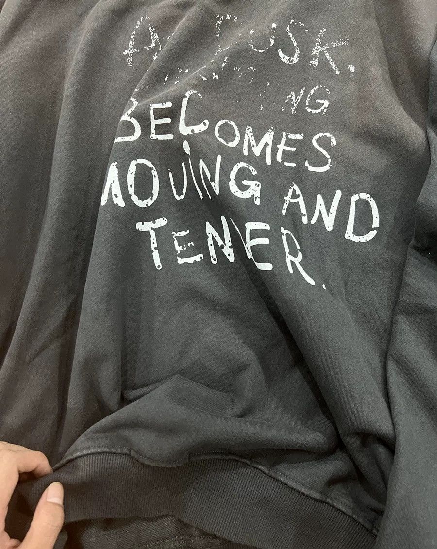Japanese Brand × Vintage Retro punk washed faded letters hoodie Size US M / EU 48-50 / 2 - 5 Thumbnail