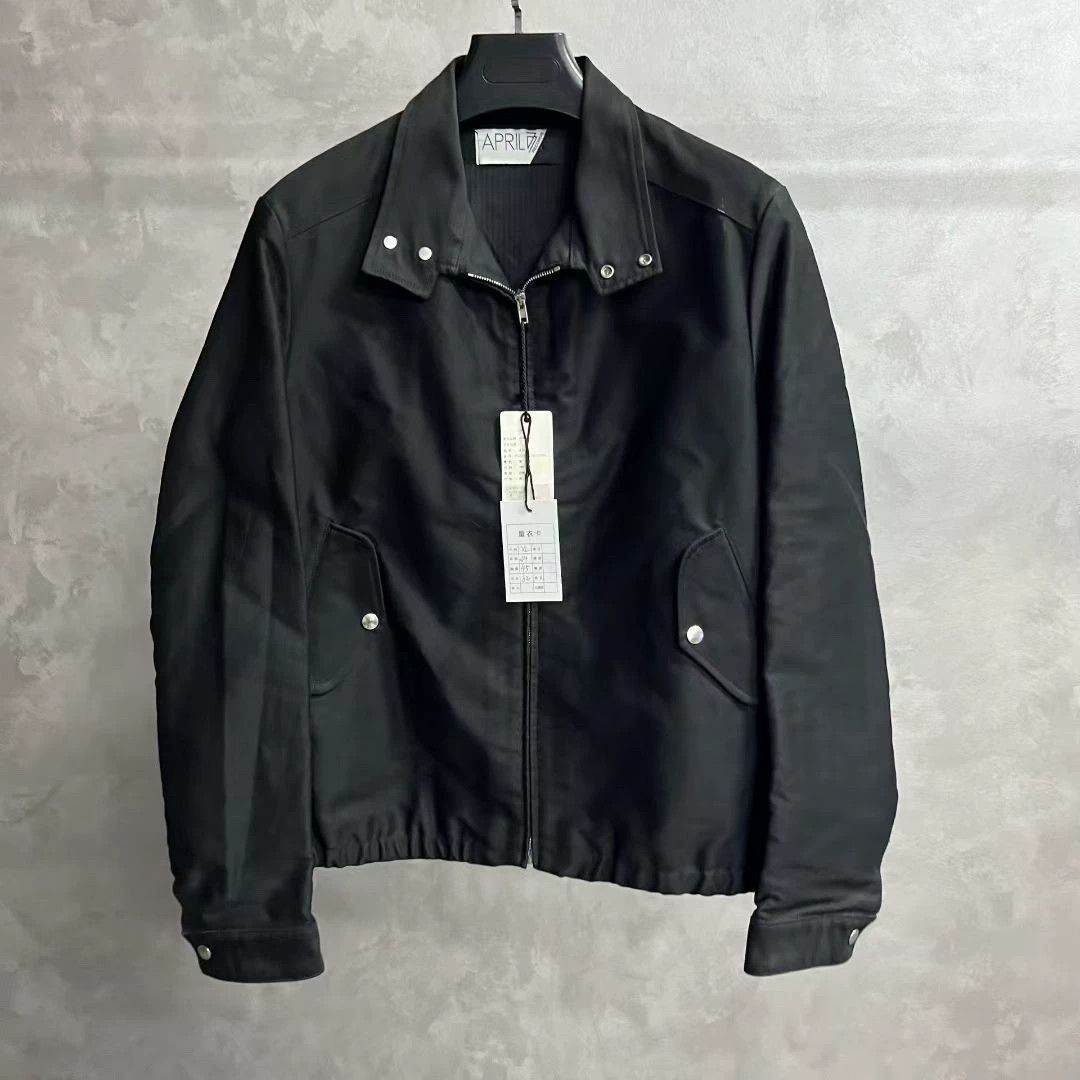H&M black zip-up long sleeve jacket Size US XL / EU 56 / 4 - 1 Thumbnail