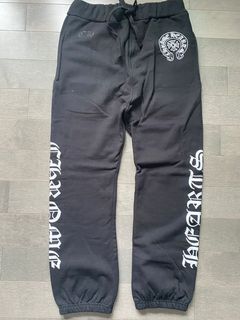 Chrome Hearts Horse Shoe Logo Sweatpants Black Men's - SS21 - US