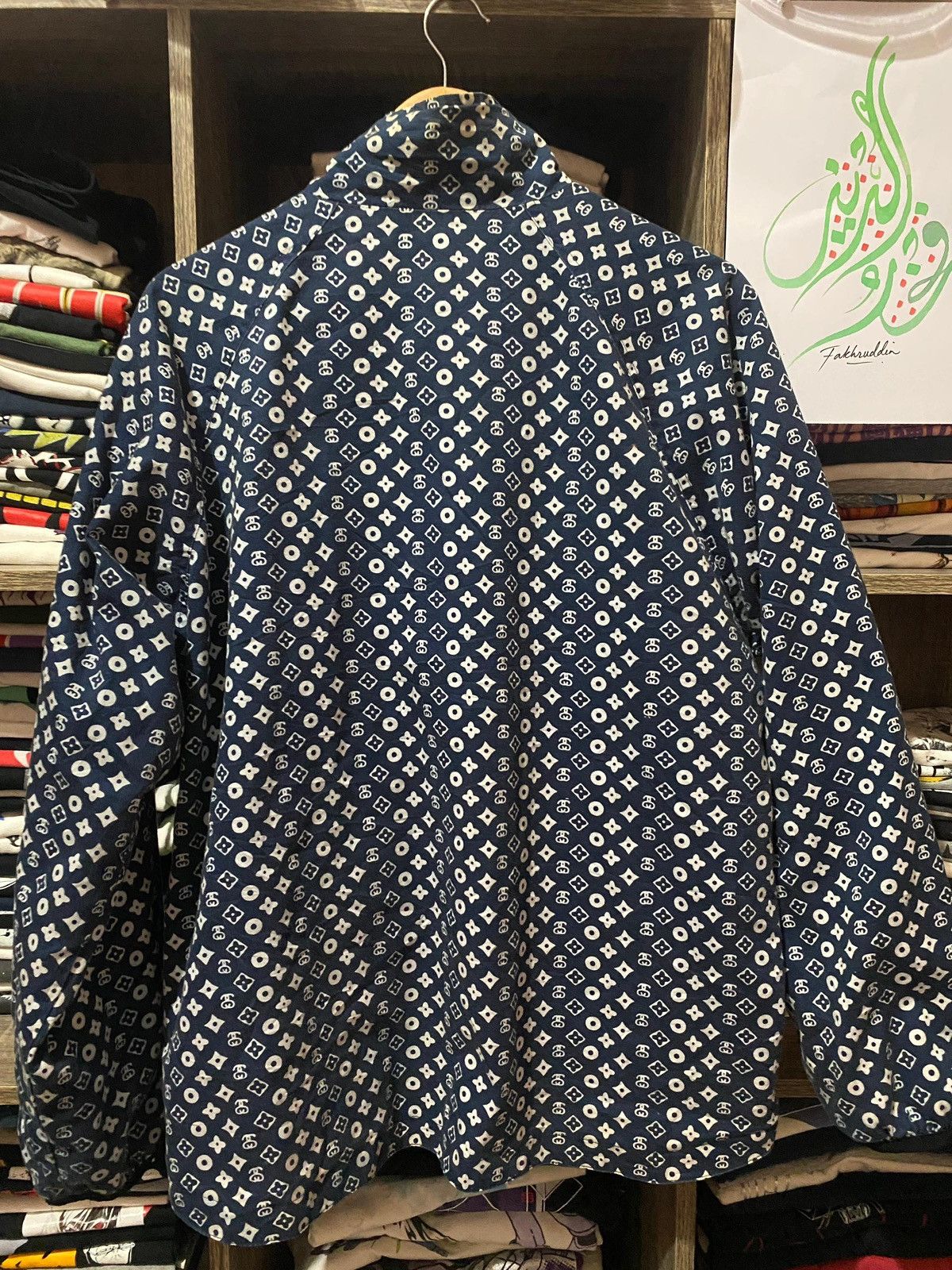 Louis Vuitton × Stussy × Vintage Vintage Stussy Monogram Reversible Jacket Size US XL / EU 56 / 4 - 2 Thumbnail