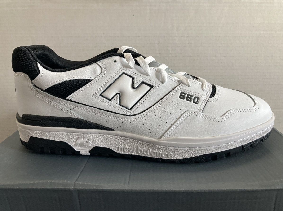 New Balance NEW BALANCE 550 WHITE BLACK BB550HA1 OREO SNEAKER SHOES 2021 Size US 14 / EU 47 - 8 Thumbnail