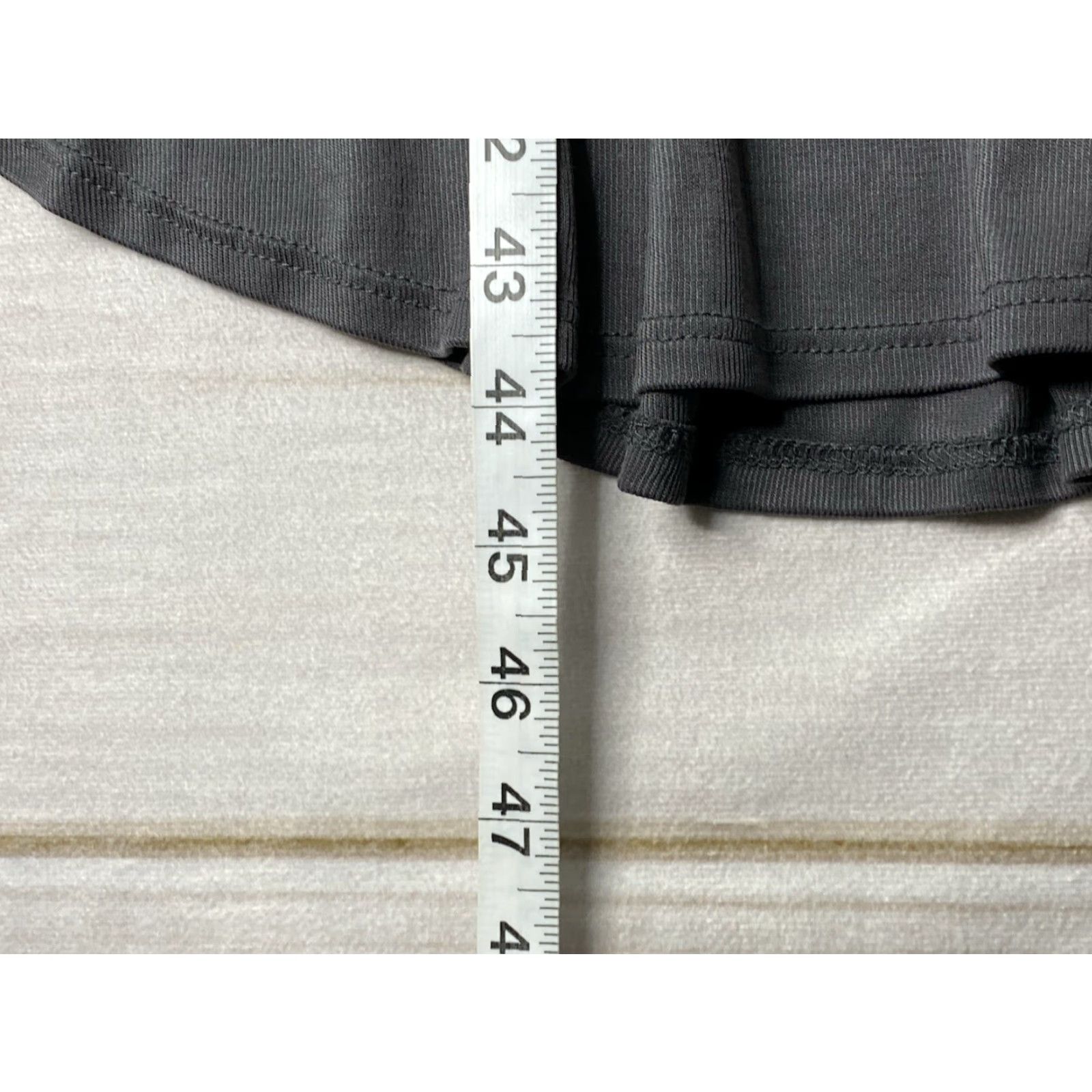 Vintage Orange Creek Midi Dress Gray Long Sleeve V Asymmetrical Hem Knit M Adult Womens Size M / US 6-8 / IT 42-44 - 4 Thumbnail