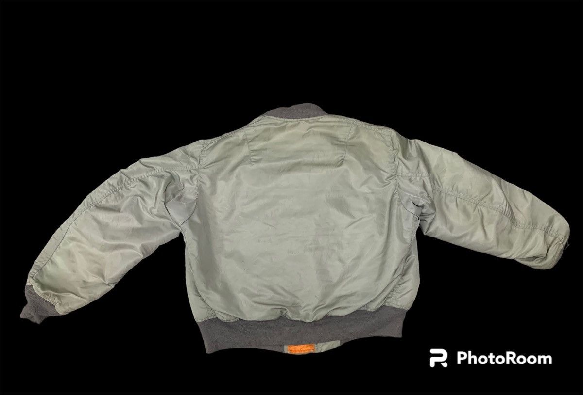 Avirex 90s MA1 US AIR FORCE BOMBER JACKET REVERSIBLE Size US L / EU 52-54 / 3 - 2 Thumbnail