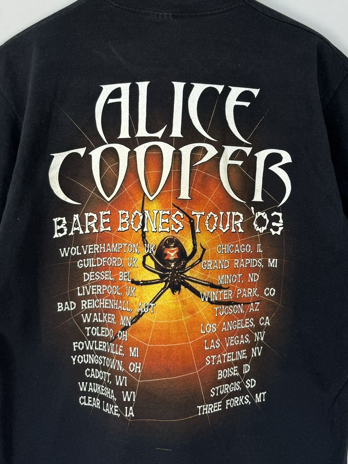 Band Tees Vintage Alice Cooper Bare Bones Tour T-shirt Size US M / EU 48-50 / 2 - 4 Thumbnail
