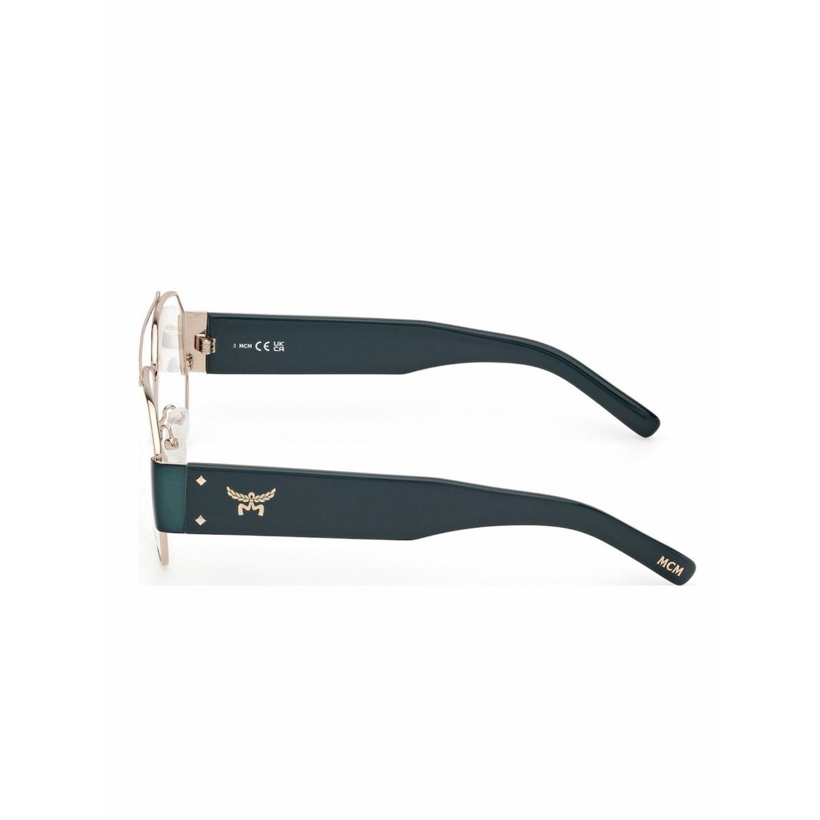 MCM New MCM MW5001 32A Gold Metal Frame with Dark Green Temples Size ONE SIZE - 8 Thumbnail