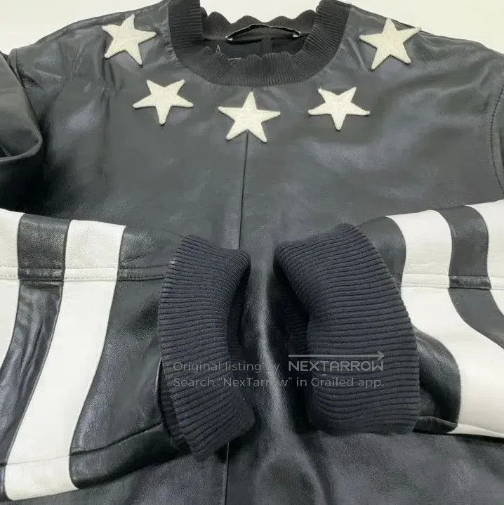 Givenchy Givenchy Star-Embellished Black Bomber Jacket. Size US M / EU 48-50 / 2 - 8 Thumbnail