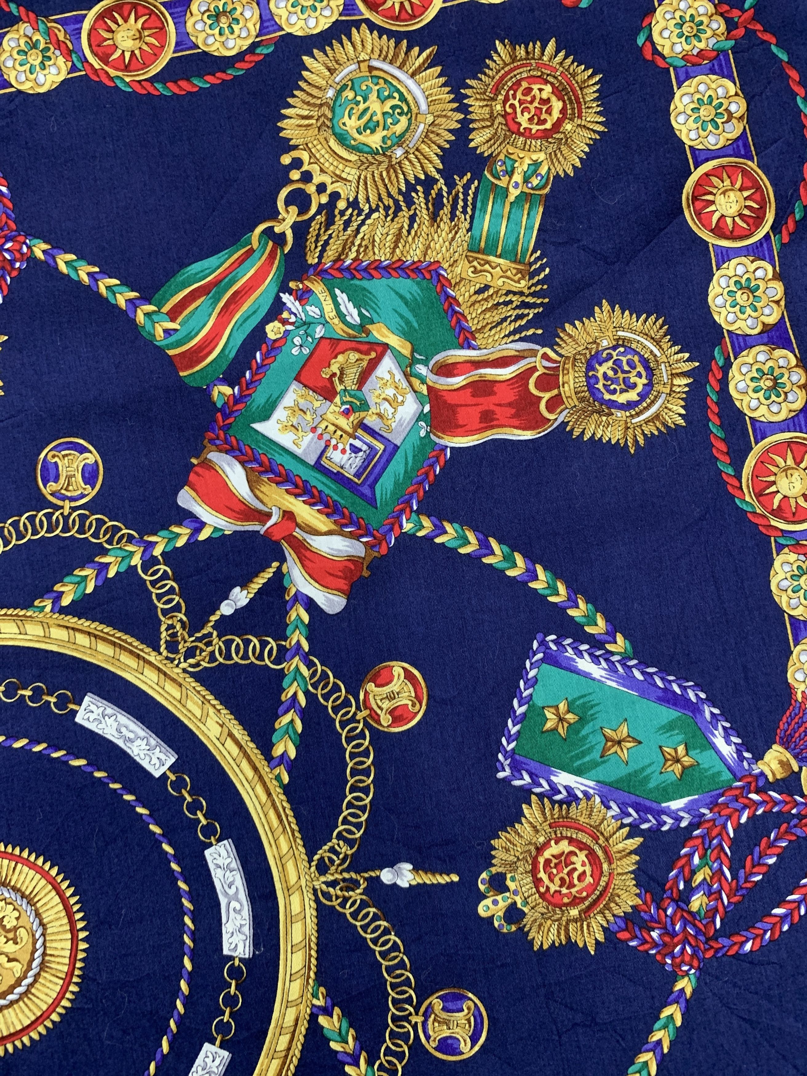 Celine × Vintage Vintage Celine Handkerchief/Neckerchief - HKA980 Size ONE SIZE - 6 Thumbnail
