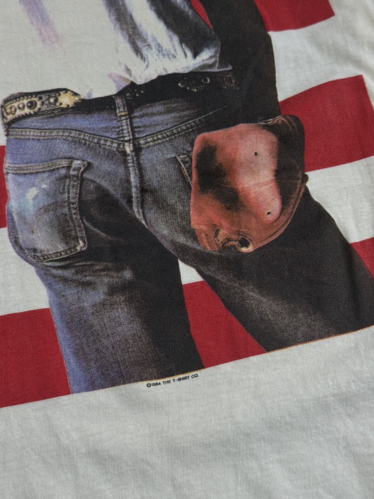 Vintage Vintage Bruce Springsteen Born In The USA 1984 t-shirt Size US L / EU 52-54 / 3 - 2 Thumbnail