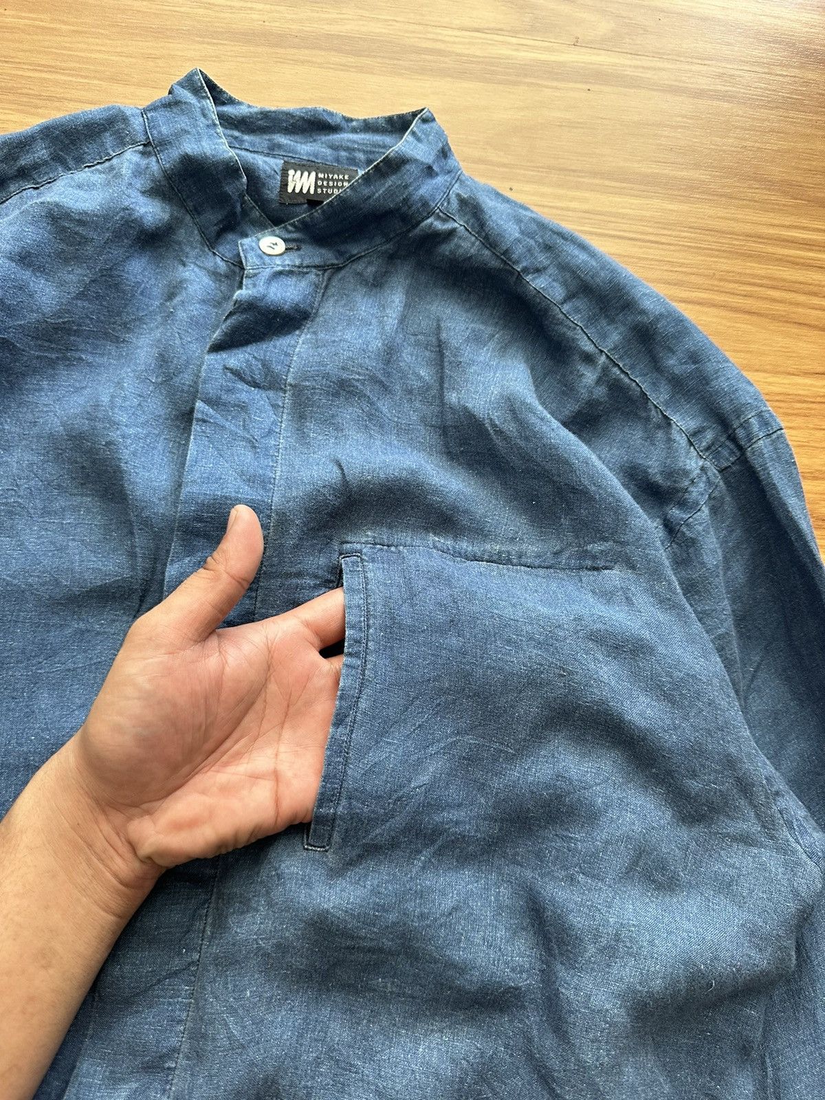 Issey Miyake 1980-Issey Miyake IM Product Denim Hidden Button (Oversized) Size US XL / EU 56 / 4 - 3 Thumbnail