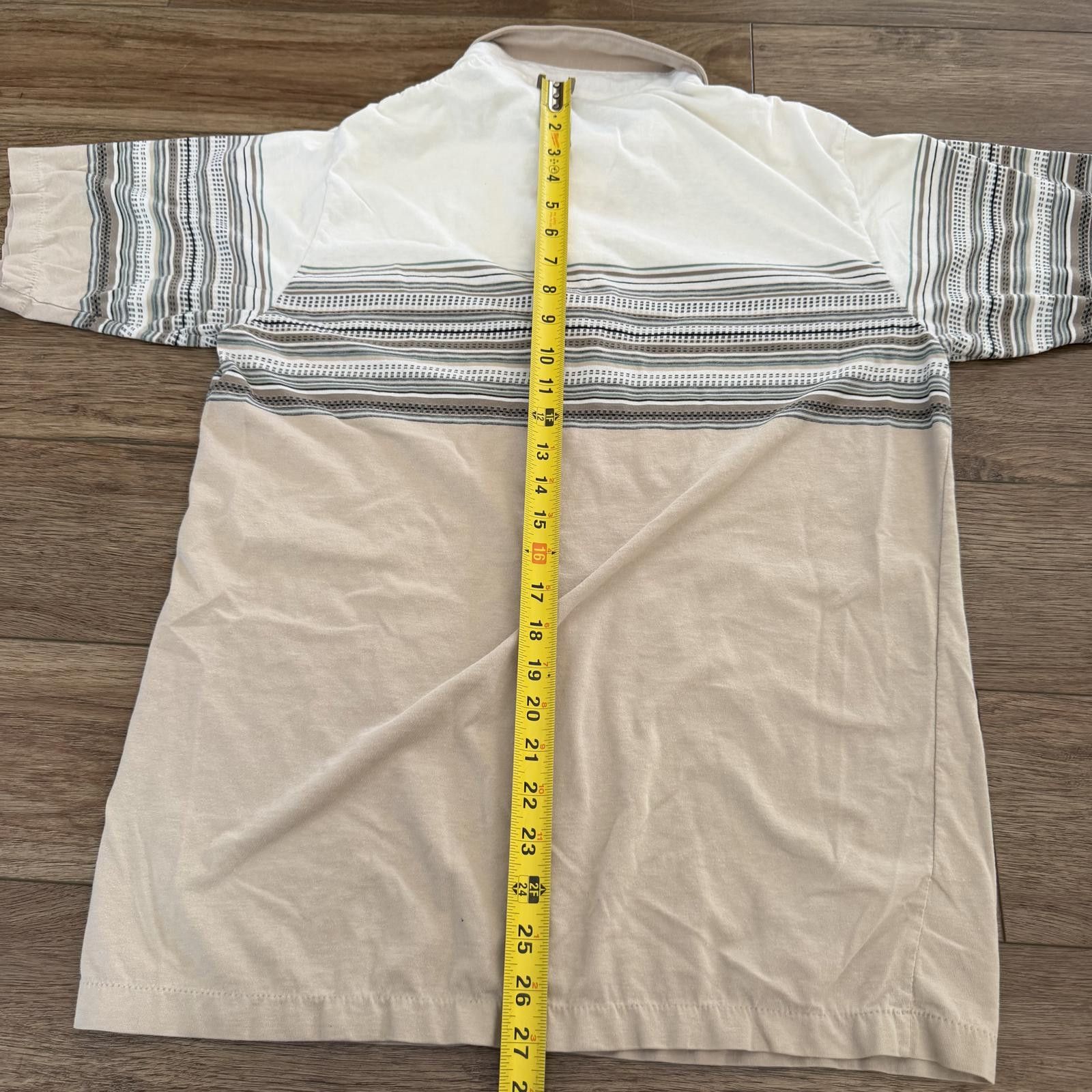 Other Vintage 90s Palmland Club Golf Polo Stripe Shirt Preppy Size US L / EU 52-54 / 3 - 7 Thumbnail