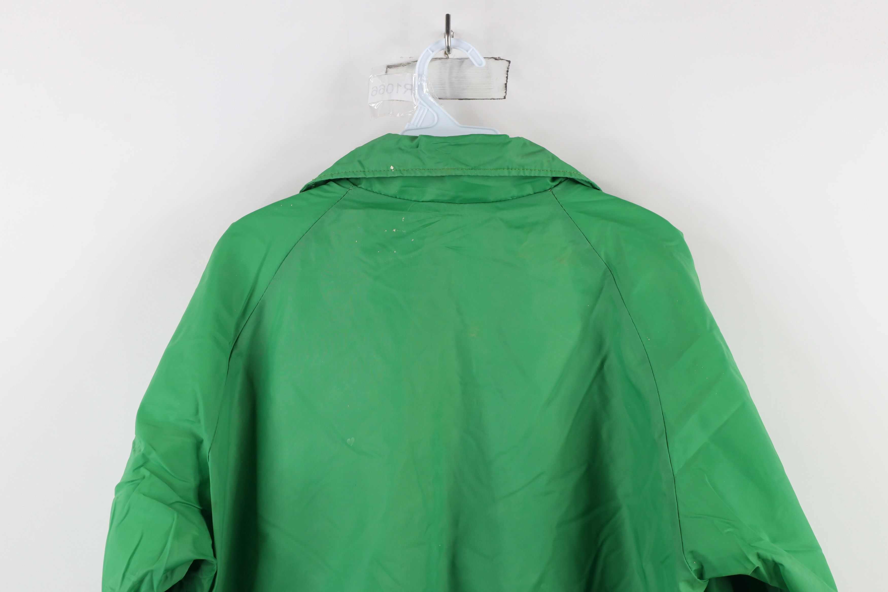 Vintage Vintage 70s Streetwear Lined Coach Coaches Jacket Green USA Size US XL / EU 56 / 4 - 17 Thumbnail