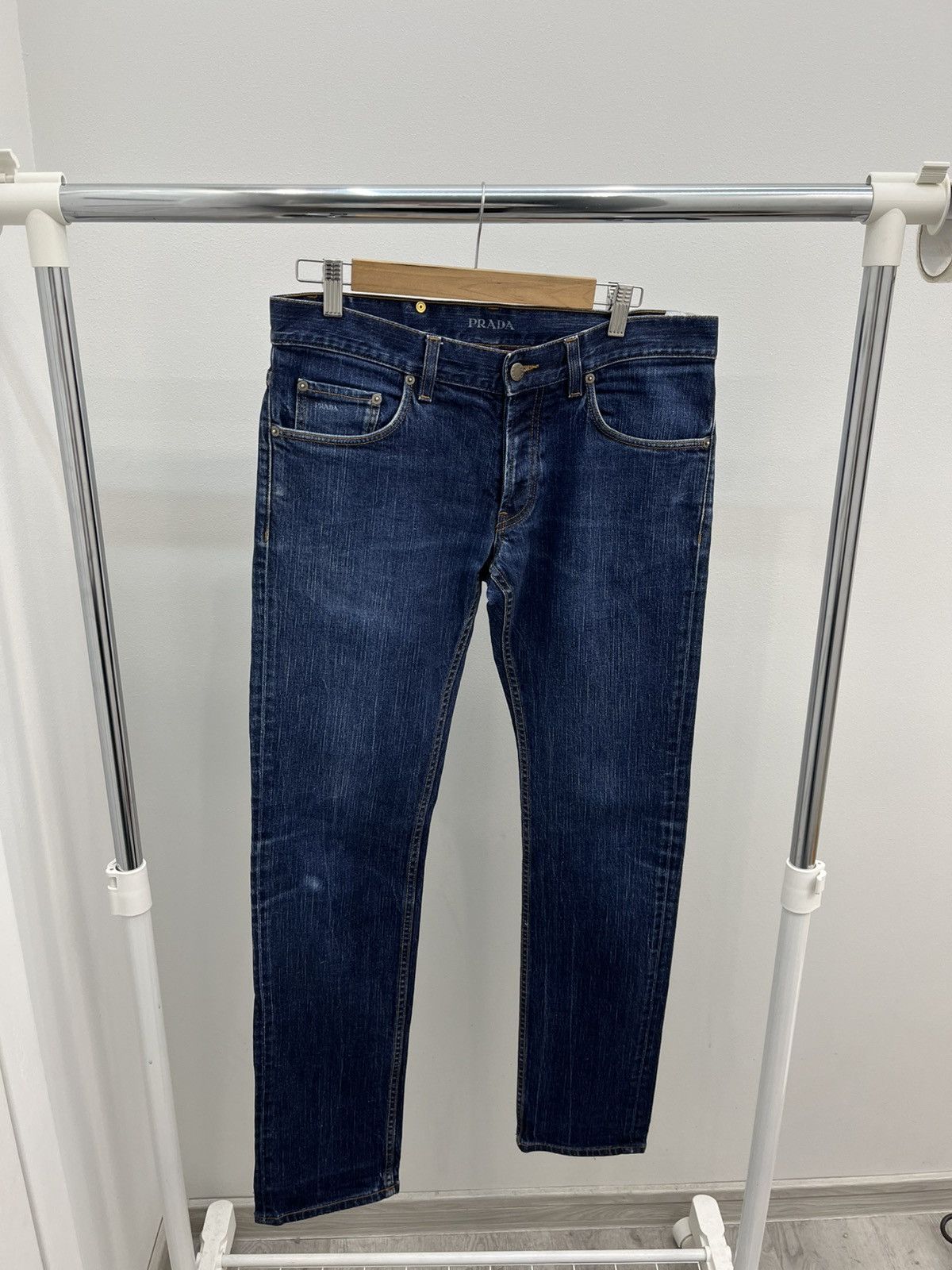 Prada Vintage Prada Tapered Fit Denim Jeans Size US 32 / EU 48 - 1 Thumbnail
