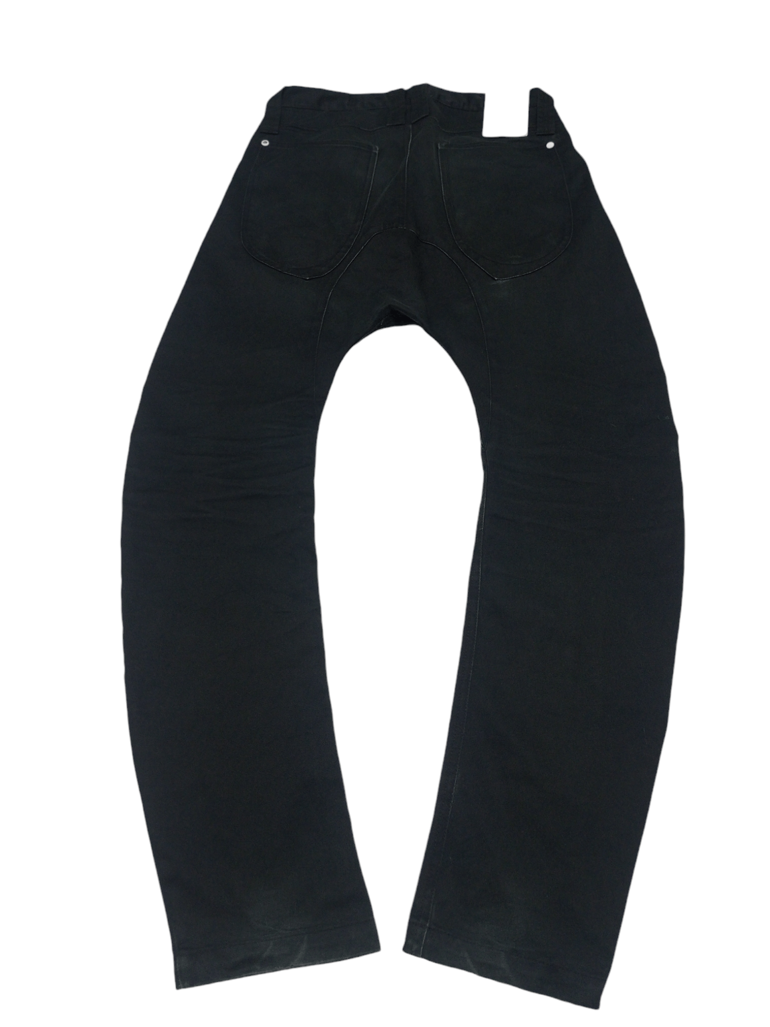 Hysteric Glamour Vintage Humor black drop crotch pants Size US 31 - 1 Thumbnail
