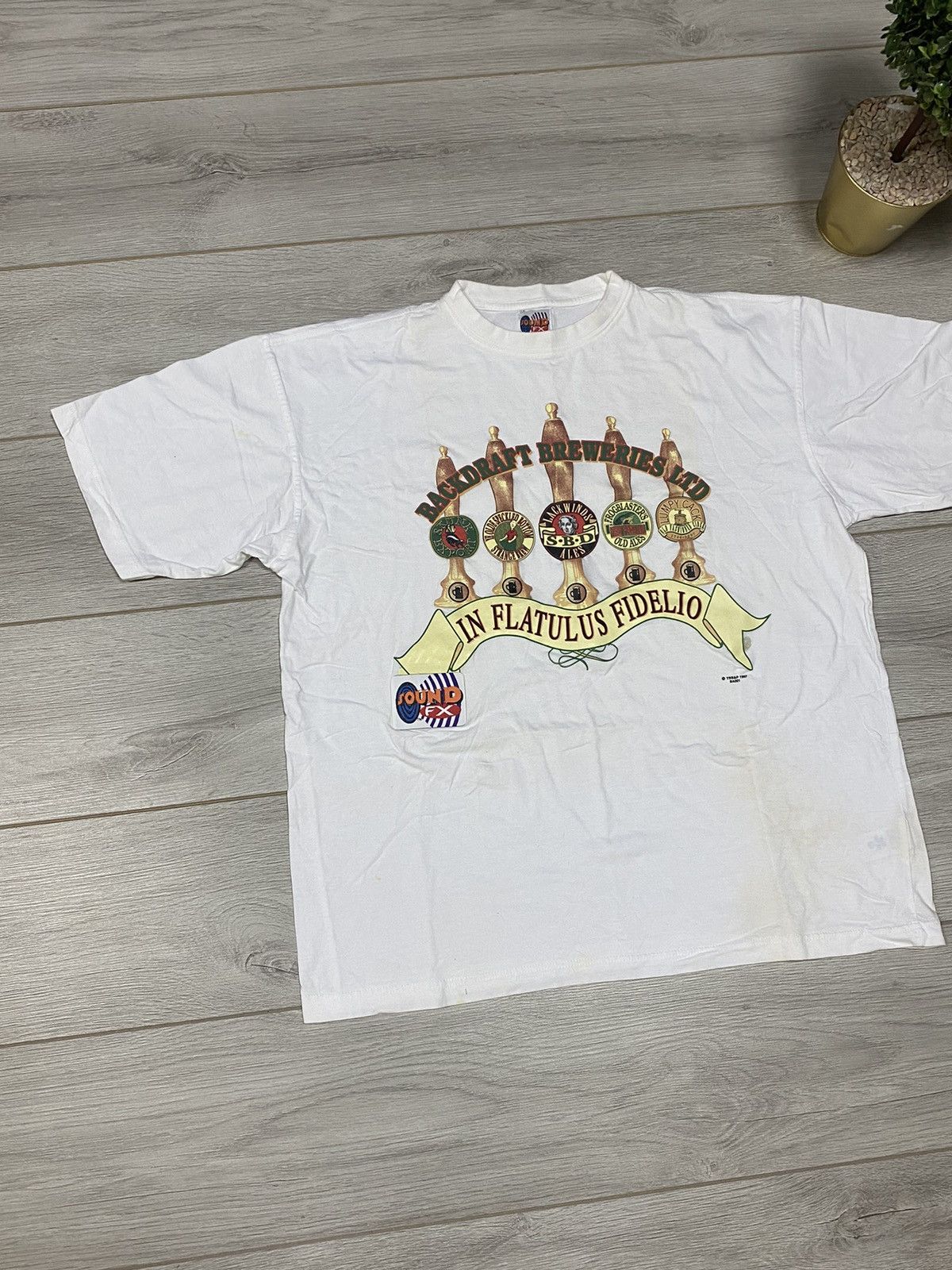 Vintage Sound FX 1997 vintage Backdraft breweries shirt in flatulus Size US XL / EU 56 / 4 - 2 Thumbnail