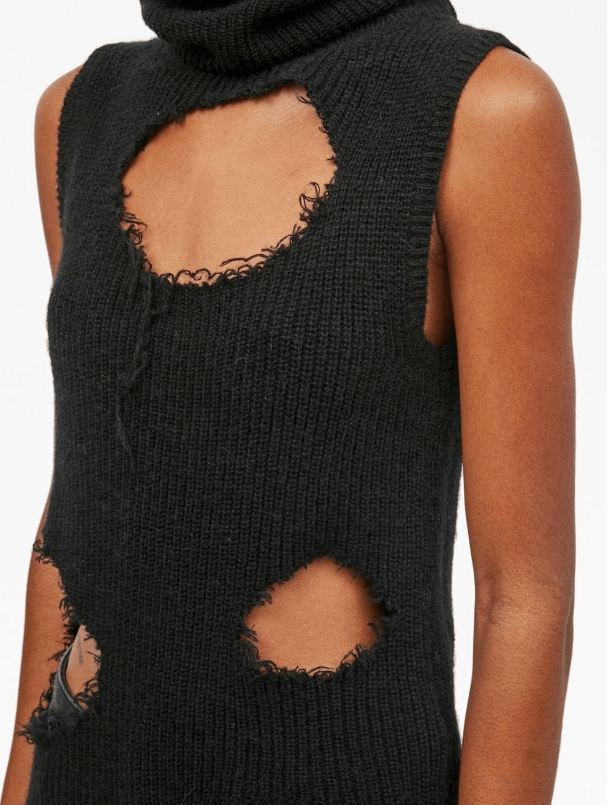 Maison Margiela BNWT AW23 MAISON MARGIELA MM6 DISTRESSED SWEATER XS Size XS / US 0-2 / IT 36-38 - 12 Thumbnail