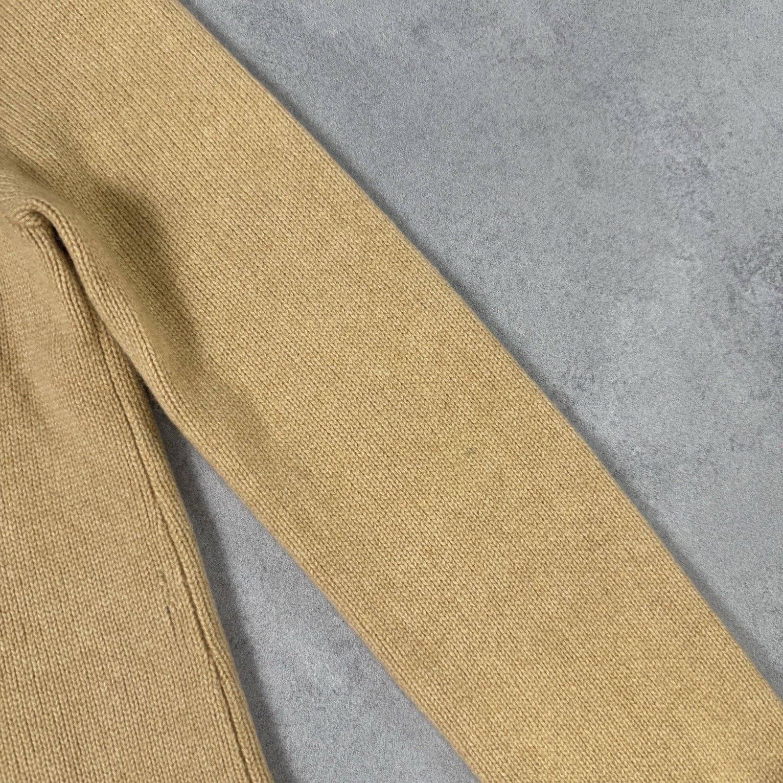 Vintage Lorena Antoniazzi Women Chashmere Zip Sweater Beige Size 44 Size M / US 6-8 / IT 42-44 - 3 Thumbnail