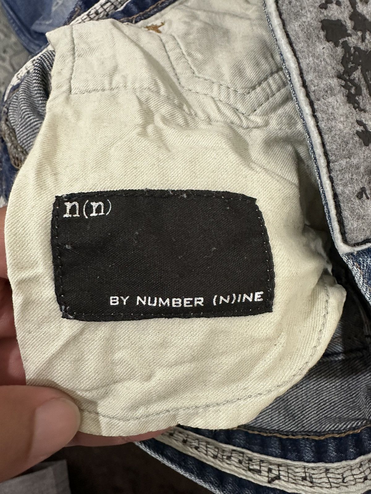 Japanese Brand Number (N)ine patchwork jeans Size US 30 / EU 46 - 13 Thumbnail