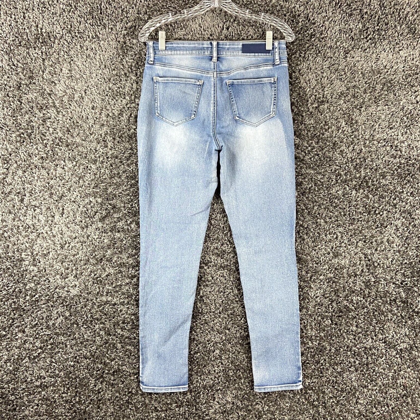 Vintage HYDRAULIC Women's Blue Super Skinny Jeans Size 6 Size 28" / US 6 / IT 42 - 7 Thumbnail