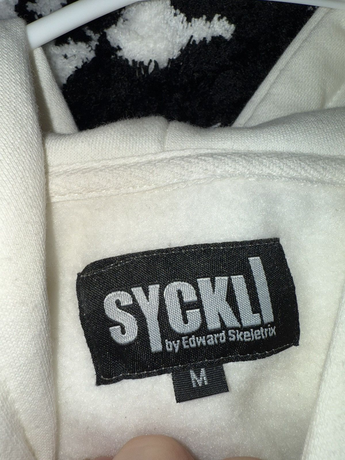 Syckli multi-faced white/black hoodie
