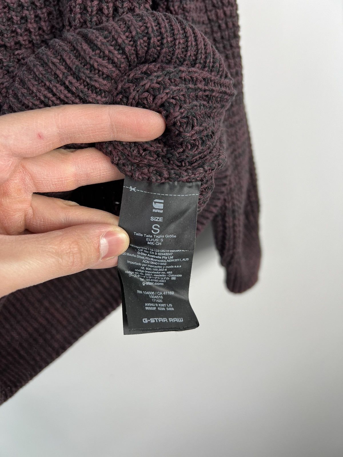 G-Star Thick Sweater G Star RAW Logo Patch Size US S / EU 44-46 / 1 - 3 Thumbnail