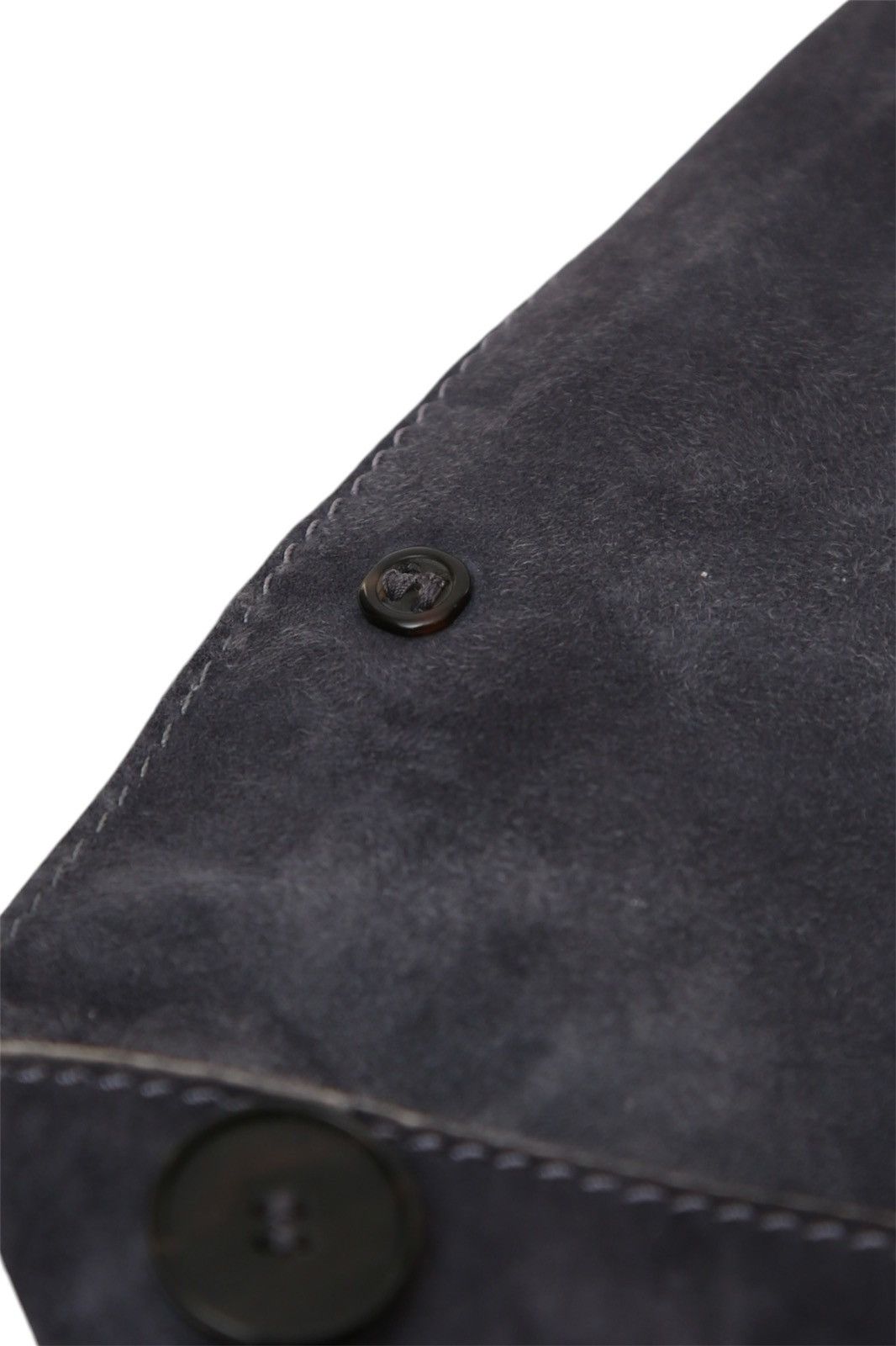 Genuine Leather × Hugo Boss Hugo Boss Grey Italian Lamb Suede Leather Blazer Jacket Size US M / EU 48-50 / 2 - 6 Thumbnail