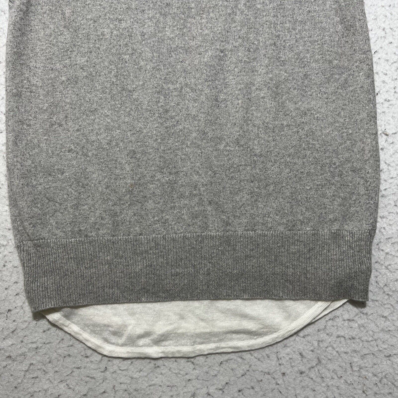 Brochu Walker Brochu Walker XS Cashmere Crewneck Sweater Vest Gray Size XS / US 0-2 / IT 36-38 - 12 Thumbnail