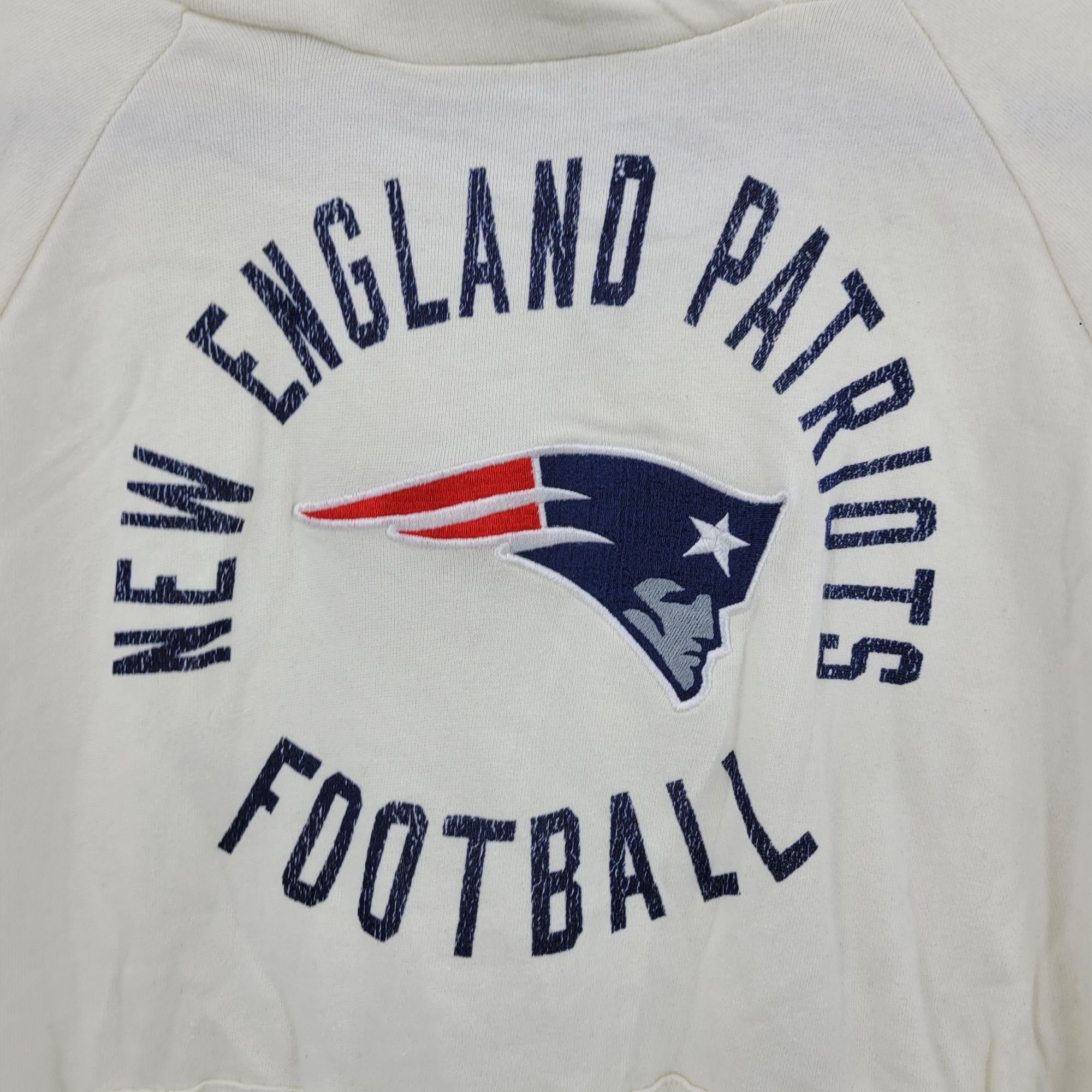 Other New England Patriots XL Hoodie White Grommet Lace Up Detail Size XL / US 12-14 / IT 48-50 - 5 Thumbnail