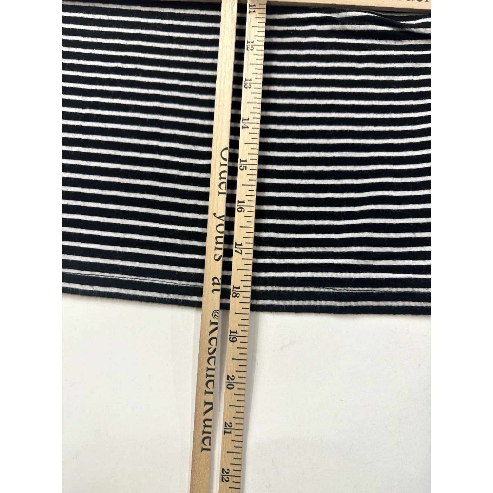 Brandy Melville Brandy Melville Shirt Womens One Size OS Black White Striped Pullover Italy Size ONE SIZE - 7 Thumbnail
