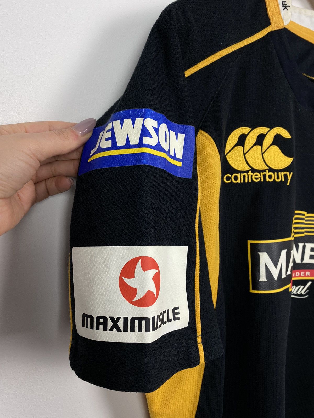 Canterbury of New Zealand × Vintage Vintage London Wasps Rugby Shirt Magners Size L-XL Black Top Size US XL / EU 56 / 4 - 4 Thumbnail
