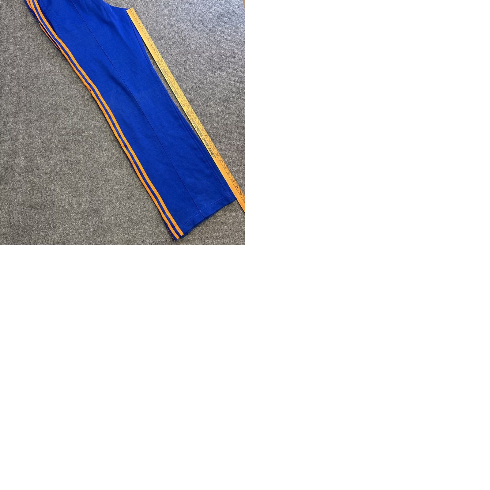 Adidas VINTAGE Adidas Sport Club Trefoil Full Zip Tracksuit Jacket And Pants Mens Large Blue Polyester Striped Size 42R - 10 Thumbnail