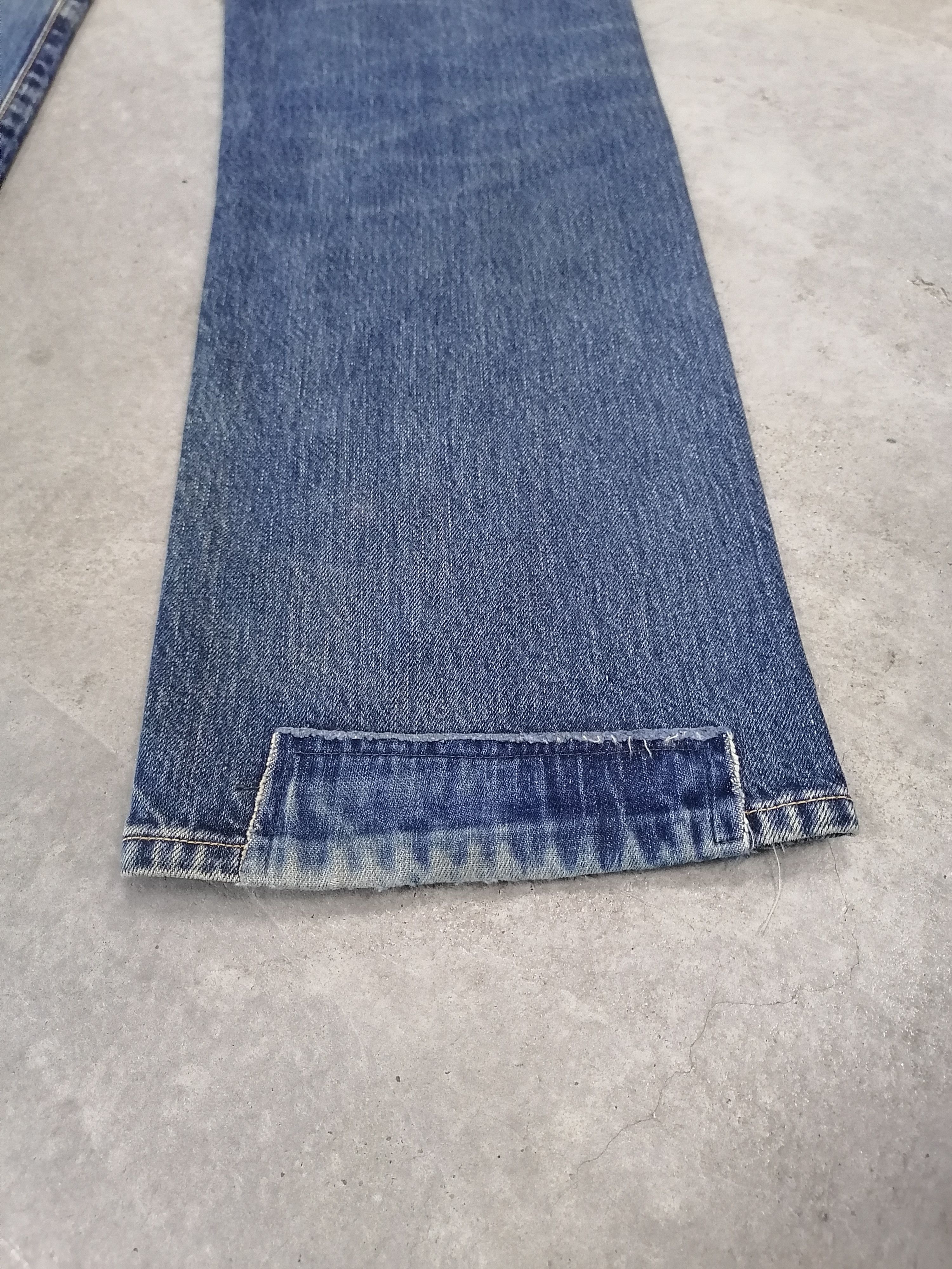 Blue Blue Japan × Japanese Brand Blue Blue Japan Patchwork Distressed Denim Pants Size US 31 - 12 Thumbnail