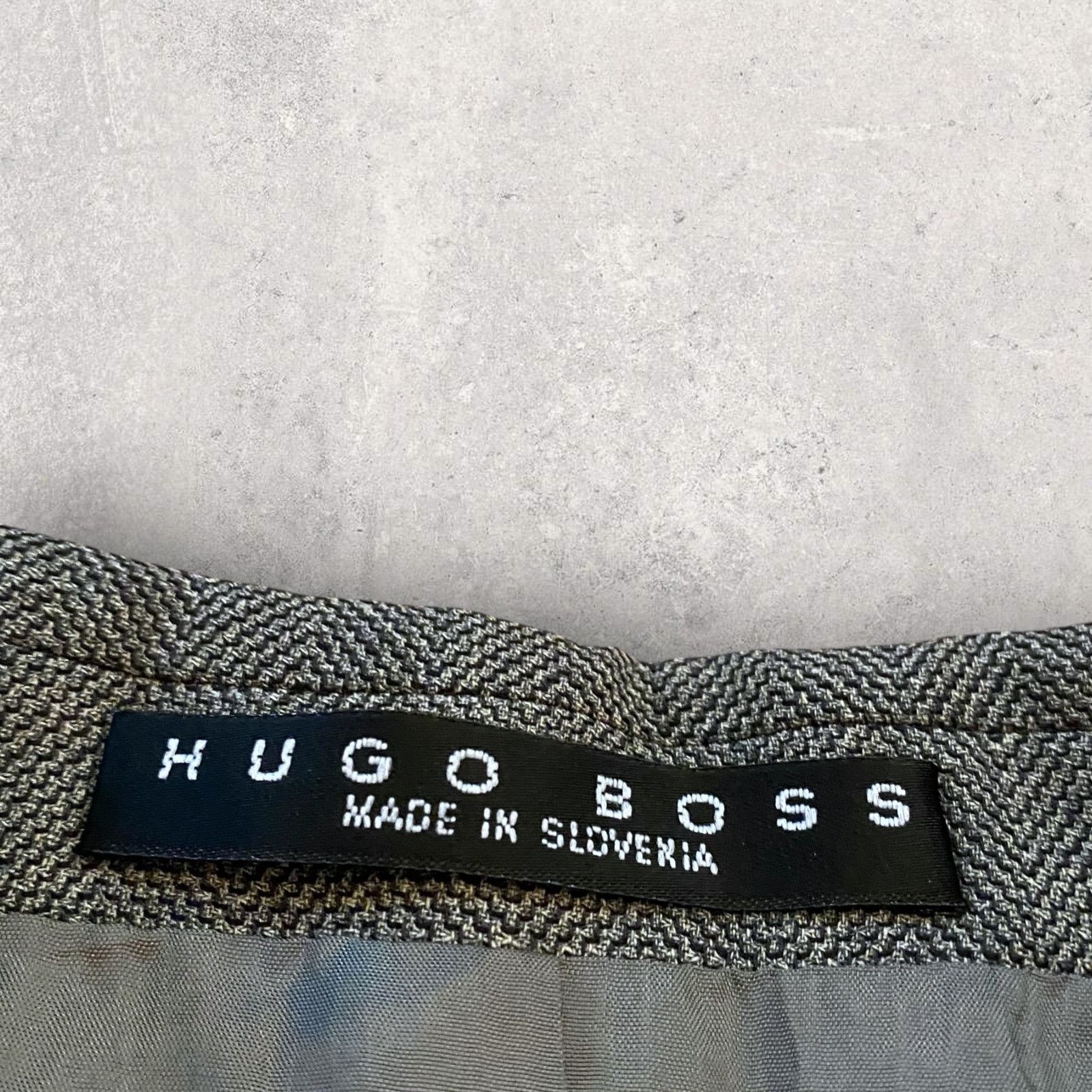 Hugo Boss × Vintage Vintage 90s Hugo Boss Einstein 3 Button Wool Blazer Jacket Size 44L - 4 Thumbnail