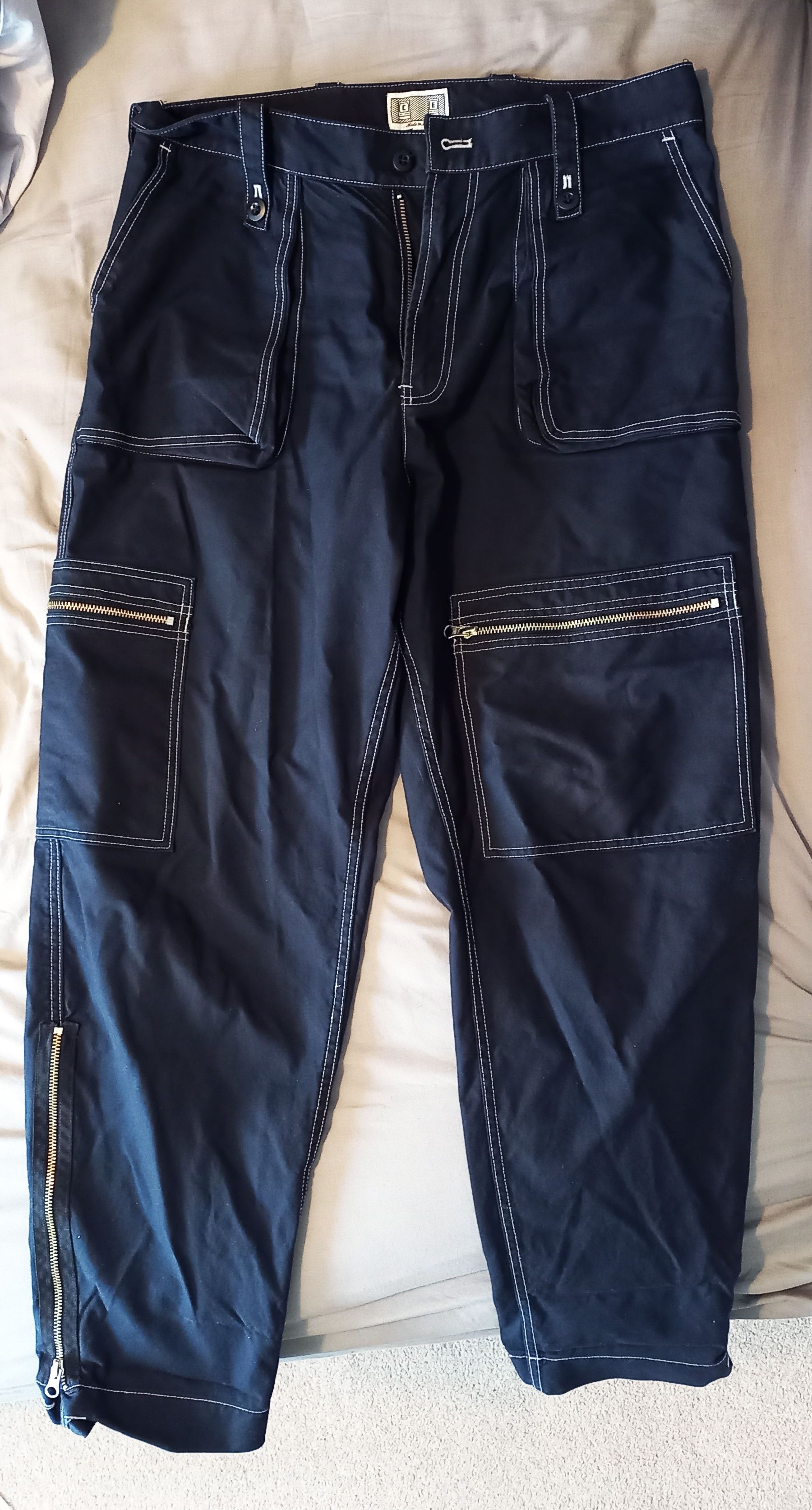 Cav Empt Cav Empt Yossarian Pants #5 Navy cargo Excellent condition Size US 33 - 7 Thumbnail