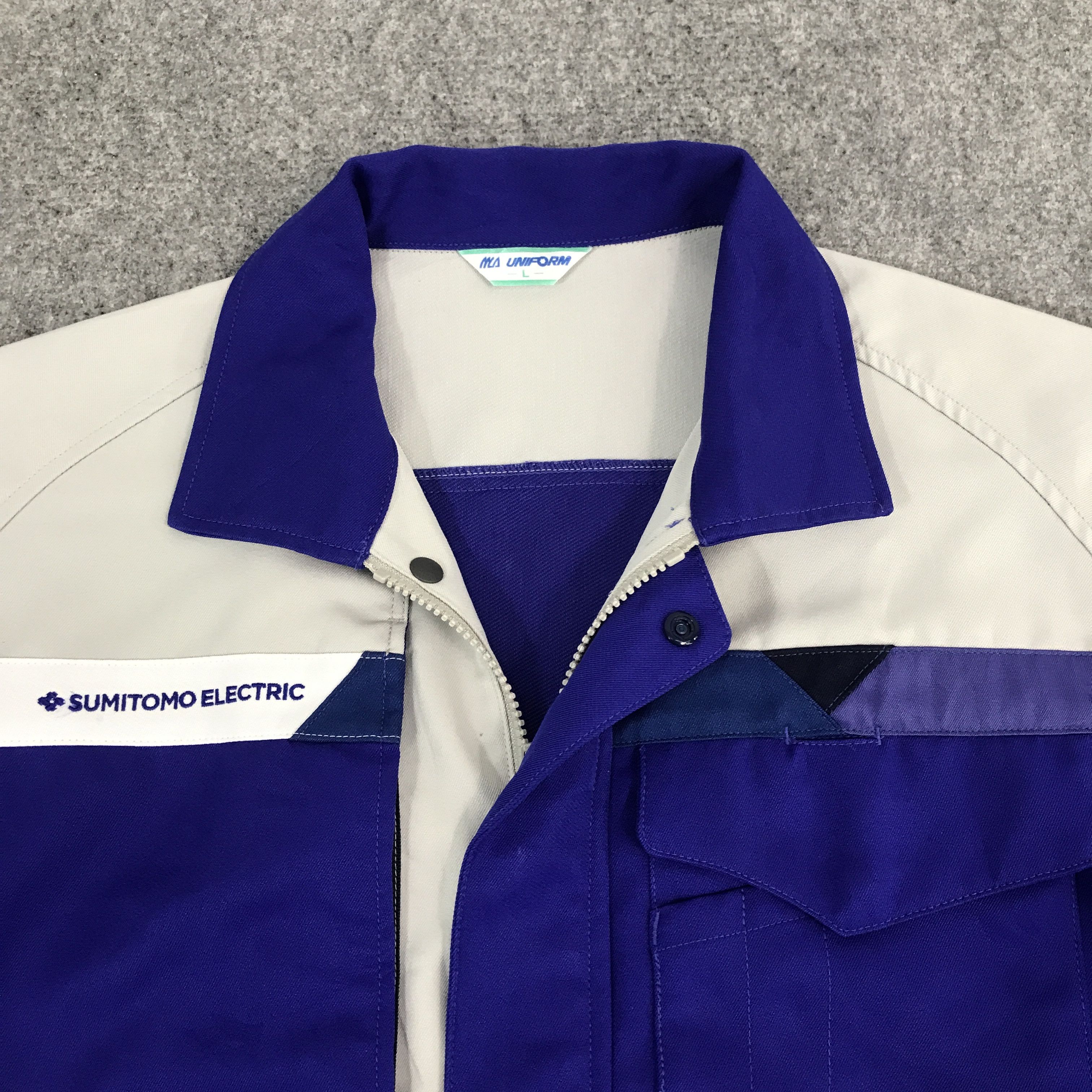 Japanese Brand Sumimoto Electric Worker Uniform Jacket Size US L / EU 52-54 / 3 - 8 Thumbnail