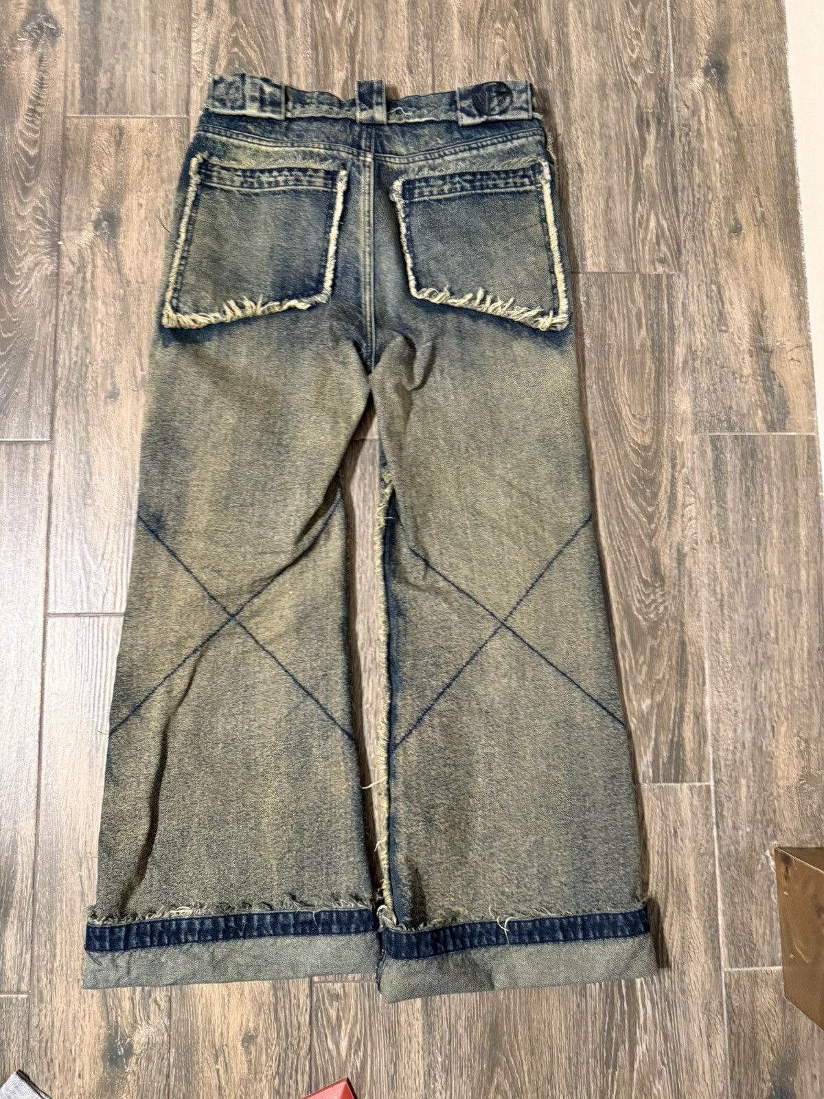 No Faith Studios NoFaithStudios Flared Denim Size US 30 / EU 46 - 3 Thumbnail