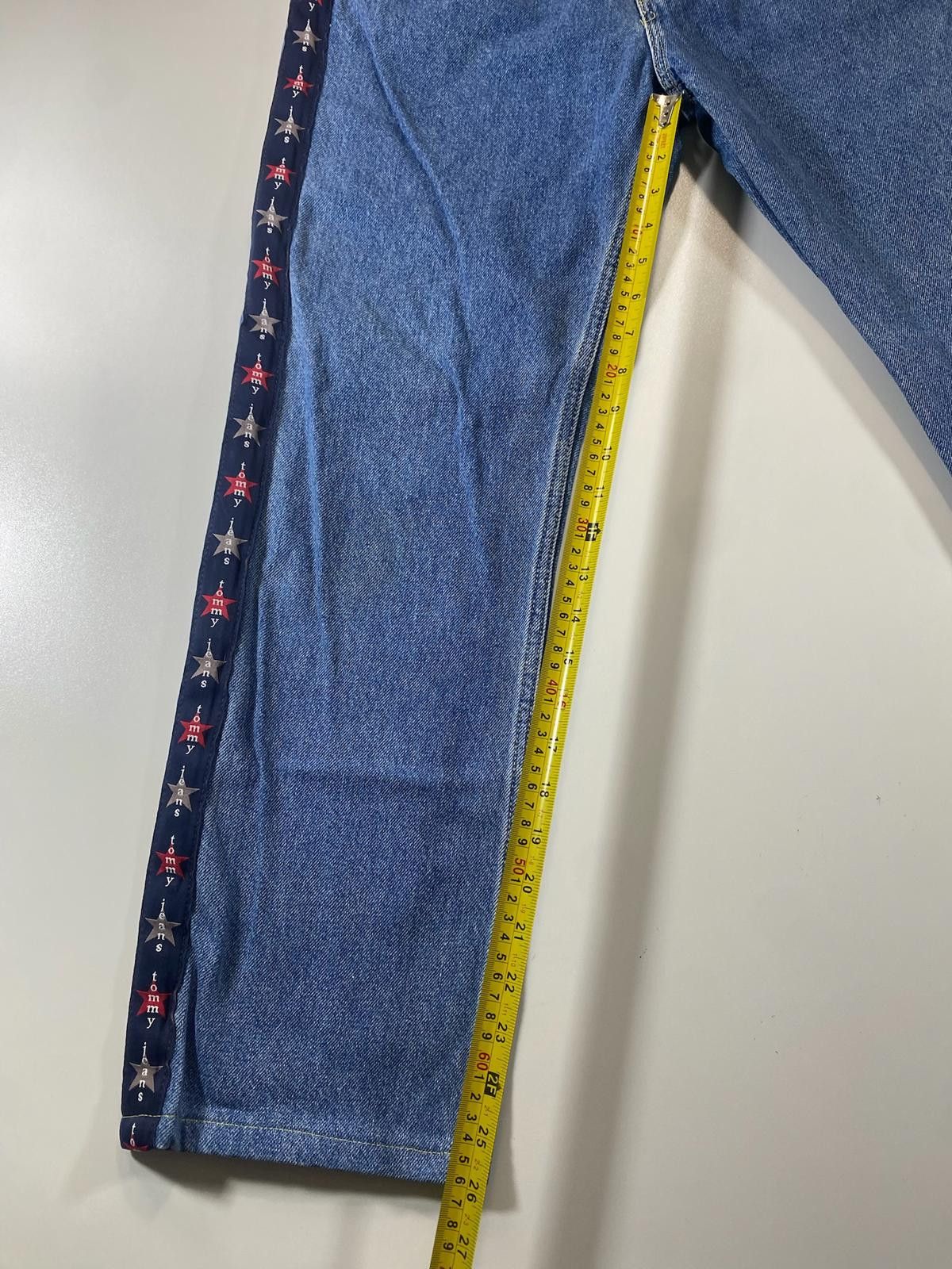 Tommy Jeans Vintage Tommy Jeans Blue Denim Pants with Star Side Stripes Size US 30 / EU 46 - 4 Thumbnail