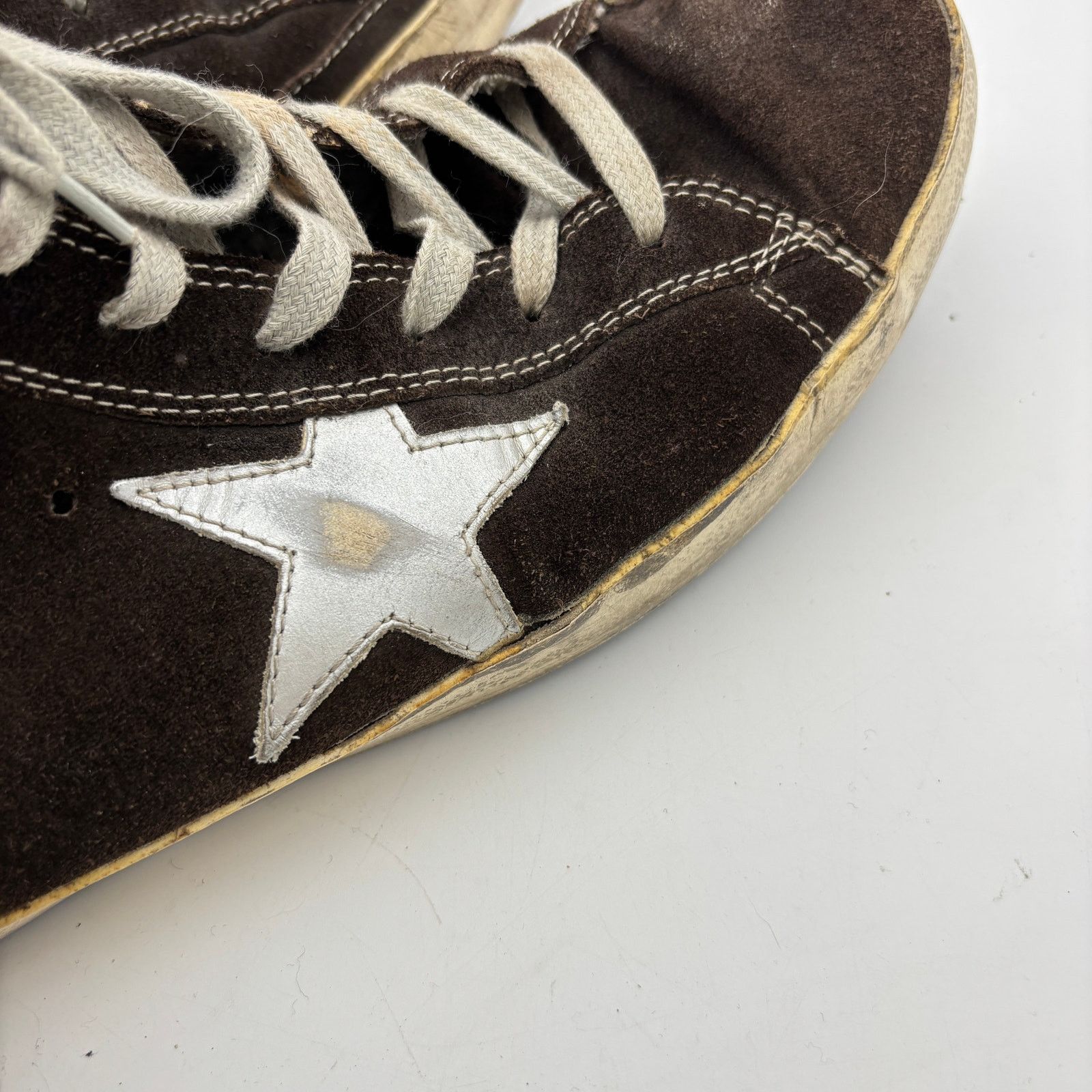 Golden Goose Golden Goose Francy Hi Top Skate Suede Shoes Men's 44 US 11 Size US 11 / EU 44 - 14 Thumbnail