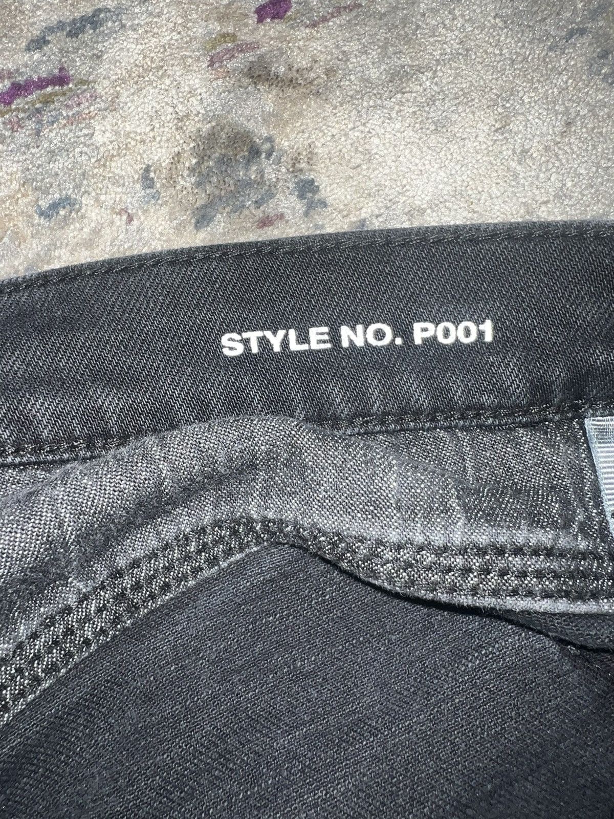 Purple × Purple Brand Purple Brand Black Denim Jeans P001 Sz 36 Size US 36 / EU 52 - 3 Thumbnail