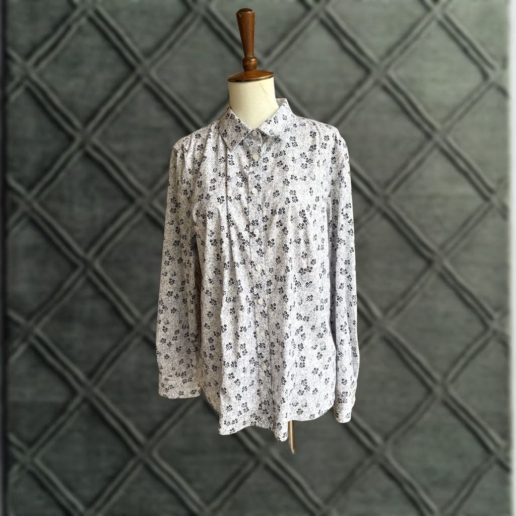 Talbots Talbots No Iron Shirt Long Sleeve Floral Size 14 Women Button-Up Multicolor Shirt Ladies 14 Size XL / US 12-14 / IT 48-50 - 1 Thumbnail