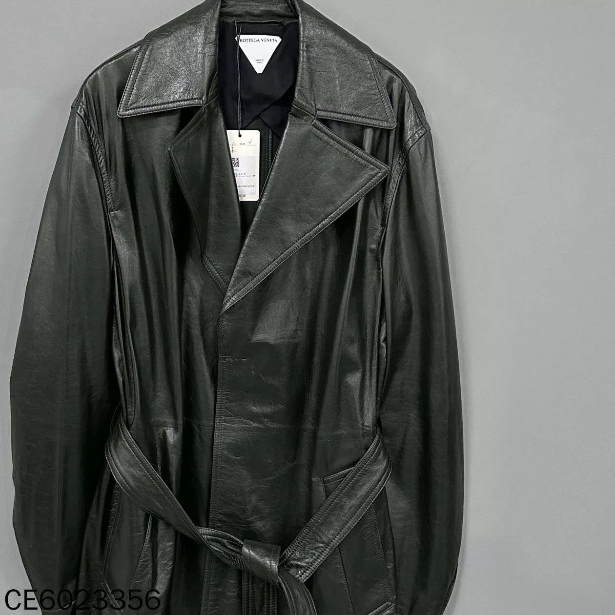 Bottega Veneta Bottega Veneta Dark Green Lambskin Coat 46 Size US S / EU 44-46 / 1 - 2 Thumbnail