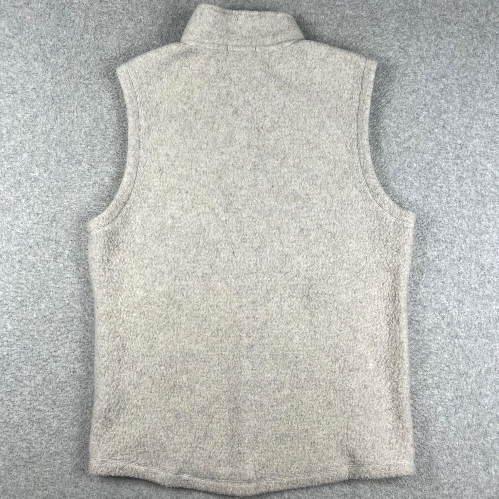 Smartwool Smartwool Hudson Trail Fleece Vest Mens Medium Beige Full Zip Hiking Jacket Size US M / EU 48-50 / 2 - 2 Thumbnail